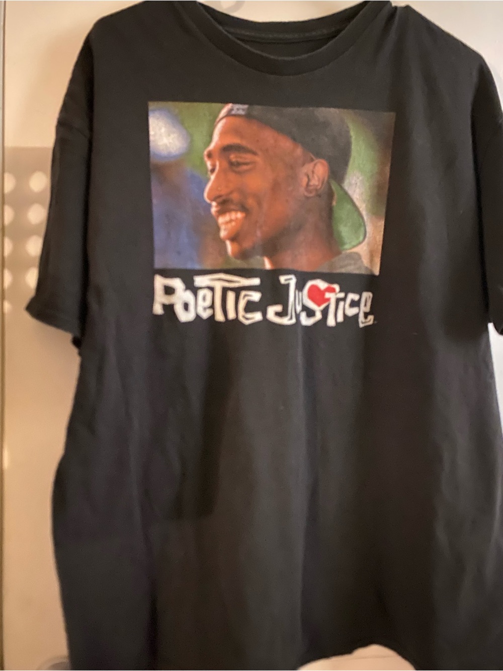 Ripple Junction Poetic Justice Graphic Tee - Black with Multicolor Print